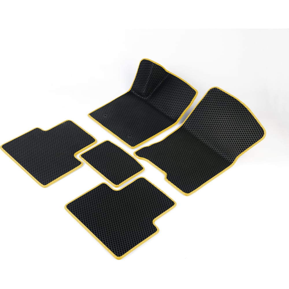 Изображение товара Автомобильные коврики Vicecar ЭВА c 3D лапкой для Nissan X-Trail T31 2007-2014 желтые