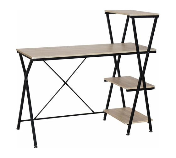 Изображение товара Стол на металлокаркасе BRABIX LOFT CD-004 дуб натуральный 641220