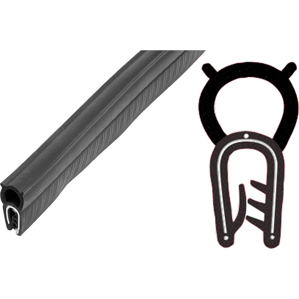 Изображение товара Профиль защитный для кромок KIPP Арт K1368 122X2000 из EPDM