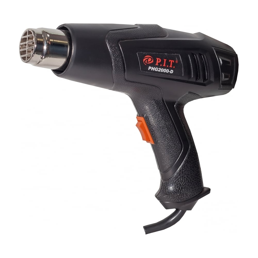 Изображение товара Электрофен P.I.T. СТАНДАРТ PHG2000-D профессиональный 2000 Вт, регулировка, 3 насадки