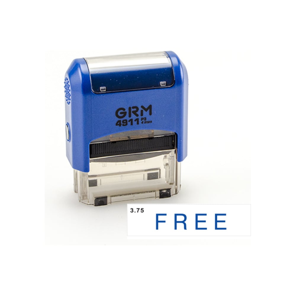 Изображение товара Стандартный штамп GRM 4911 p3 3.75 free для маркировки и печати