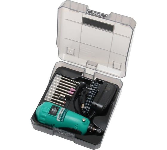 Изображение товара Ручная мини дрель Pro'sKit ProsKit PT-5202F в комплекте с насадками, 220В С00036692 00332547