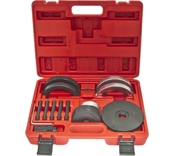 Изображение товара Съемник ступичных подшипников в комплекте с оправками VW Transporter, Touareg, Multivan, кейс ЭВРИКА ER-86835