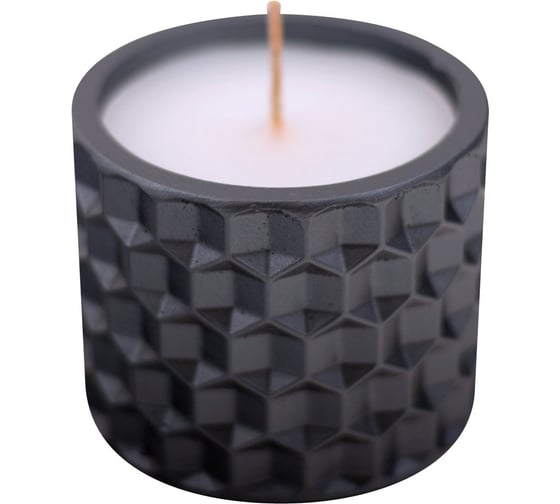 Изображение товара Декоративная свеча с подсвечником МУЛЬТИДОМ Мозаика 8x8х6.5 см МС5-217