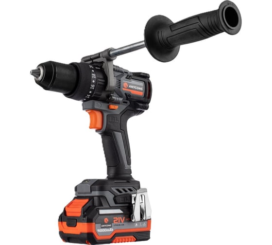 Изображение товара Бесщеточная ударная дрель-шуруповерт Anycons 150Нм, 21В, 1 акб, AC-ID21091 5345400