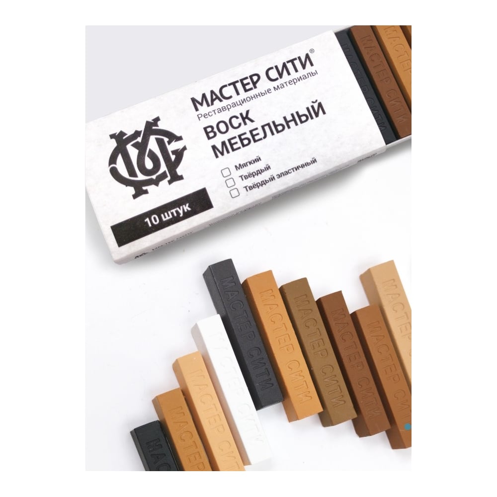 Изображение товара Воск для мебели Мастер Сити универсальный классический 10 цветов