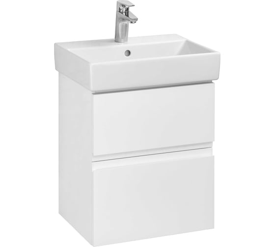 Изображение товара Тумба под раковину ROCA OLETA 50, 2 ящика, белый матовый A857638501