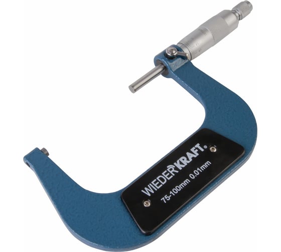 Изображение товара Микрометр WIEDERKRAFT нониусный, 75-100 мм, 0.01 мм WDK-MM10001