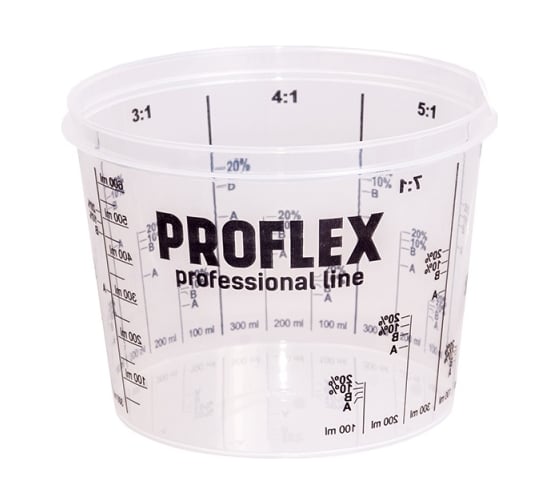 Изображение товара Мерный стакан Смола-Стекло PROFLEX 750 мл in0021