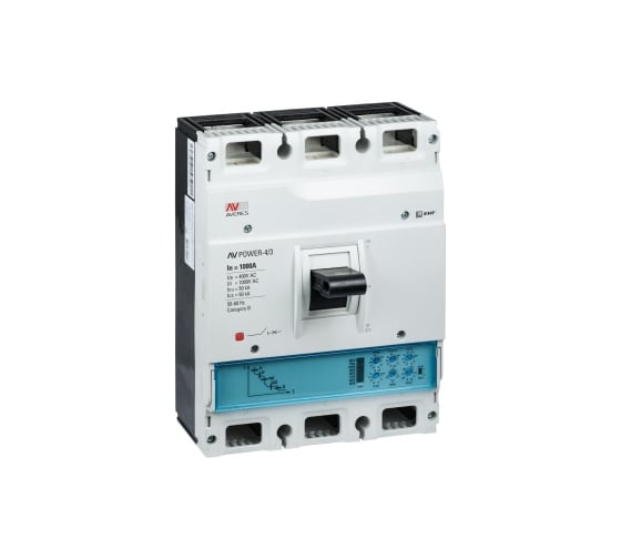 Изображение товара Автоматический выключатель EKF AV POWER-4/3, 1000А 50kA ETU2.0 mccb-43-1000-2.0-av