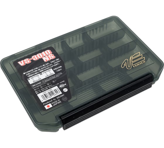 Изображение товара MEIHO Коробка рыболов.  Versus VS-3010NS Black 205x145x28 VS-3010NS-B