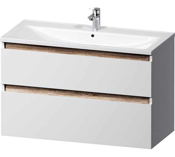 Изображение товара База под раковину AM.PM, X-Joy подвесная, 100 см, 2 ящика, белый глянец M85AFHX1002WG