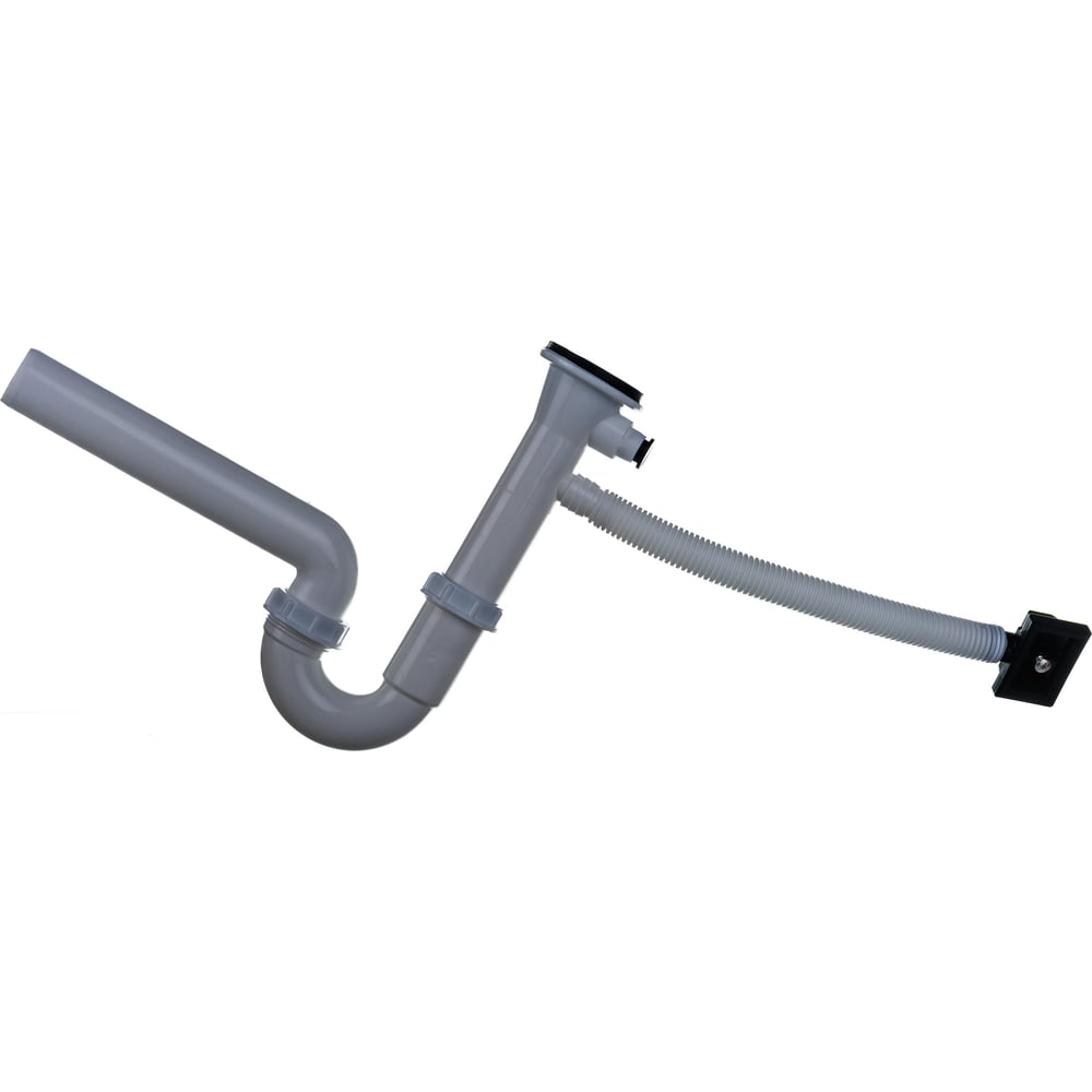 Изображение товара Одинарный сифон для мойки ALVEUS FI 70 с переливом и соединением