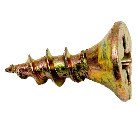 Изображение товара Саморез КРЕП-КОМП желтый цинк POZY 4х12 3000шт жд412ф