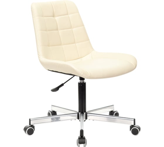 Изображение товара Компьютерное офисное кресло руководителя (стул) BRABIX Deco MG-316, экокожа, слоновая кость, 532081