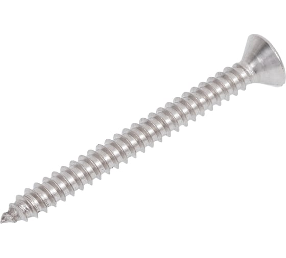 Изображение товара Саморез КРЕП-КОМП потай нержавейка PH DIN 7982 А2, универсал 4,8х50 200 шт. спн4850