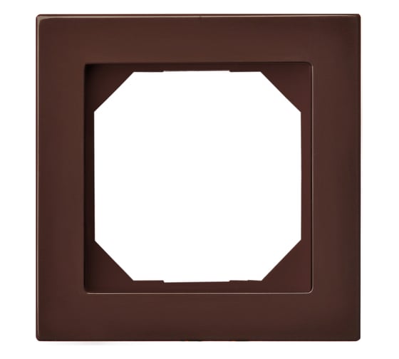 Изображение товара Одноместная рамка LIREGUS Эпсилон K14-245-01 E/R коричневая 28-146
