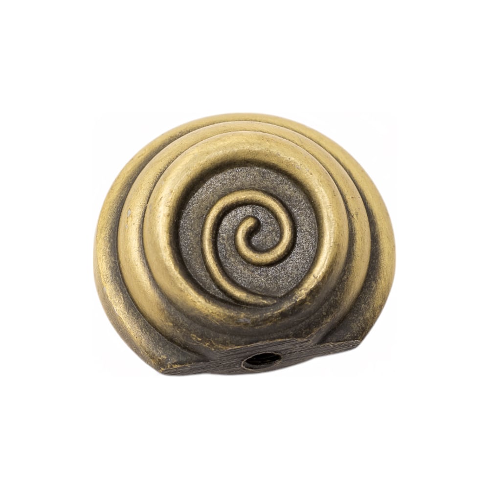 Изображение товара Ручка-кнопка для мебели KERRON античная бронза RK-033, стиль ретро, матовая отделка