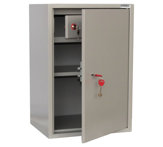 Изображение товара Металлический шкаф для документов BRABIX КBS-011Т 613х420х350 мм, 15кг, трейзер, сварной 291152
