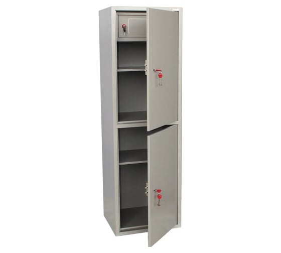 Изображение товара Металлический шкаф для документов BRABIX КBS-032Т 1503х470х390 мм, 37кг, трейзер, сварной 291157