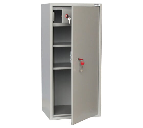 Изображение товара Металлический шкаф для документов BRABIX КBS-041Т 913х420х350 мм, 21кг, трейзер, сварной 291153