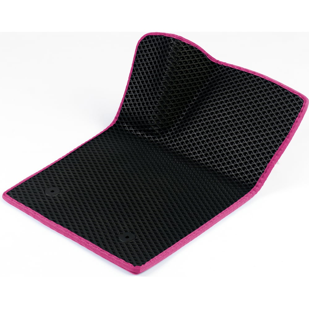 Изображение товара Водительский коврик ViceCar ЭВА c 3д лапкой для Nissan Almera (G15) 2012 - 2018 (Ниссан Альмера Г15) ЕВА EVA без разреза 1DL32001-розовый