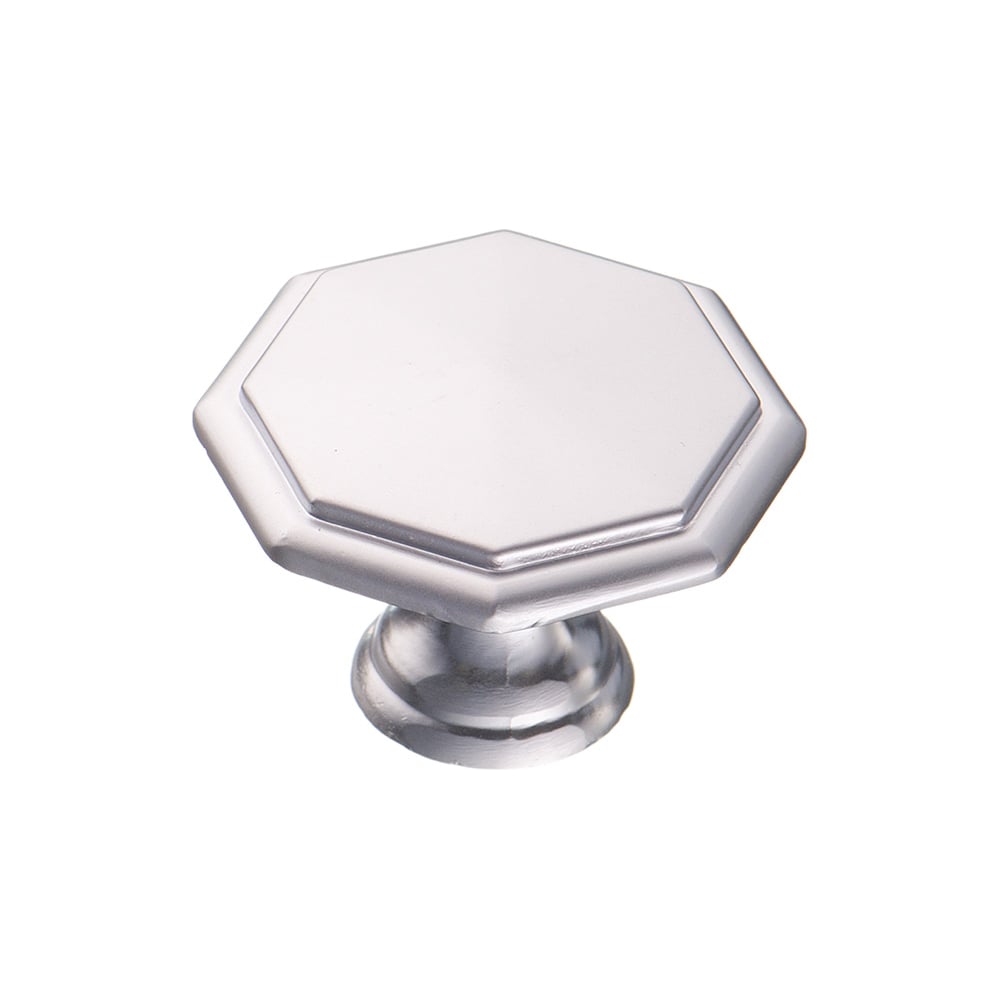 Изображение товара Ручка-кнопка KERRON матовый хром K-1080 SC для корпусной мебели