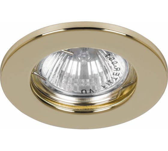 Изображение товара Встраиваемый светильник FERON DL10 потолочный MR16 G5.3 золотистый 15110