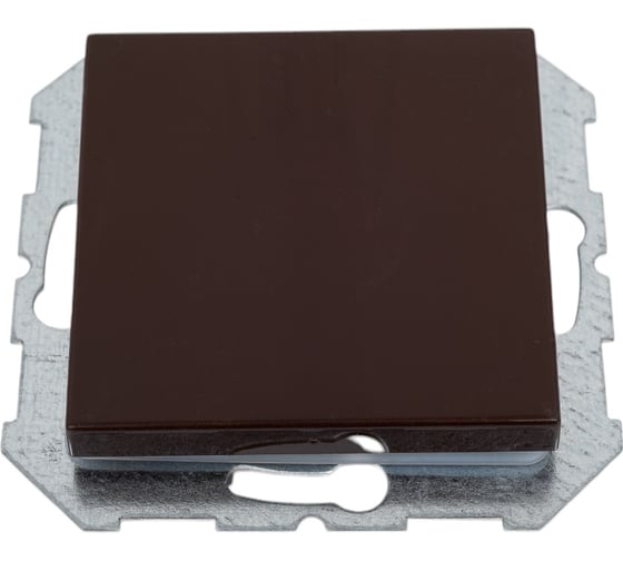 Изображение товара Проходной одноклавишный выключатель LIREGUS Эпсилон IP6 10-001-01 E/R коричневый, без рамки 28-137