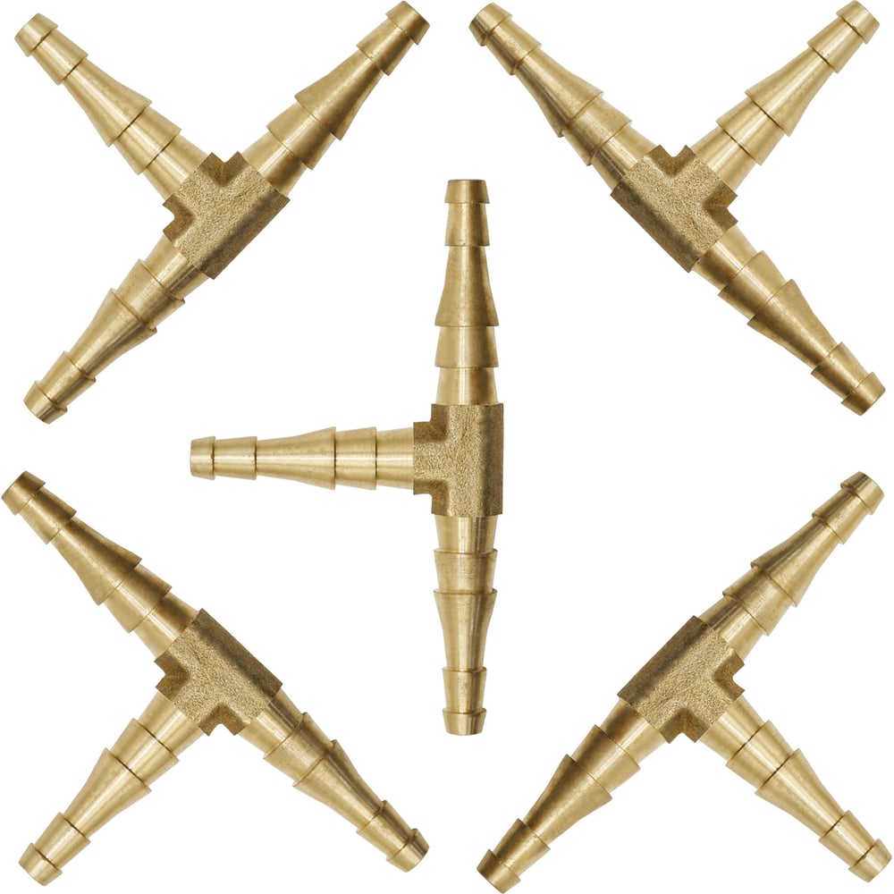 Изображение товара Тройник универсальный 6/9 латунь 5 шт Оберон N5310.5