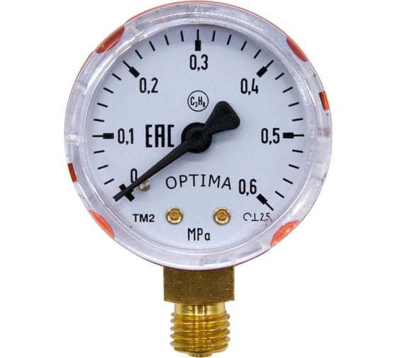 Изображение товара Манометр пропановый 0.6 мПа Оберон N5400