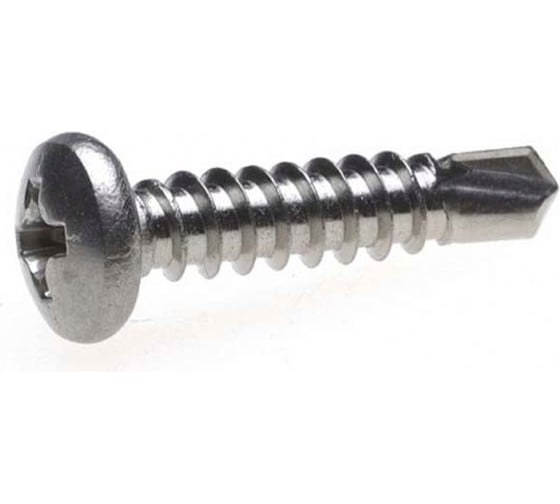 Изображение товара Саморез с полукруглой головкой КРЕП-КОМП сверло DIN 7504N 2,9x16 1000 шт. шпс2916м