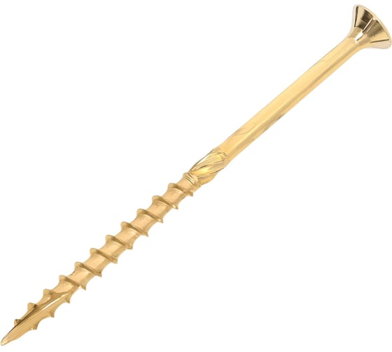 Изображение товара Конструкционный саморез Gigant желтый цинк 4x70 пот/г TORX 200 шт 123813