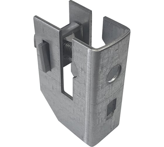 Изображение товара Скоба держатель полосы EZETEK с болтом, оцинк 90195