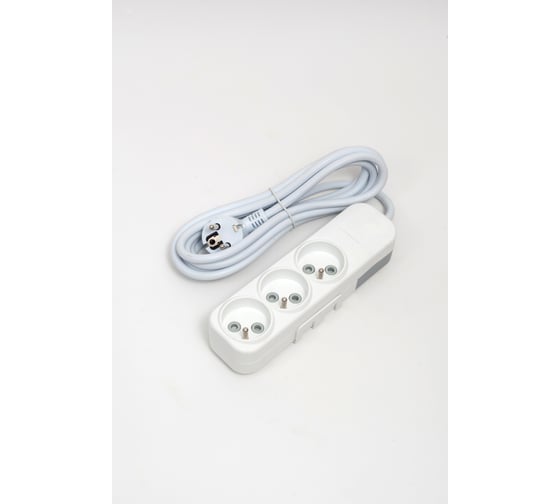 Изображение товара Удлинитель ELBI Myra 3 гнезда, с защитными шторками, UPS, 3m, 3x1,5 527-010203-324