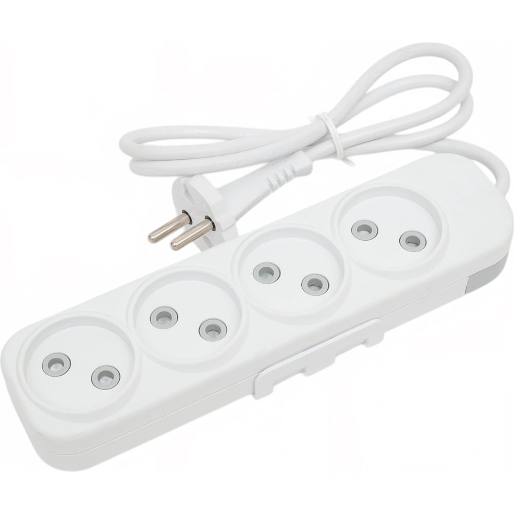 Изображение товара Удлинитель ELBI Myra 4 гнезда 1м с защитными шторками