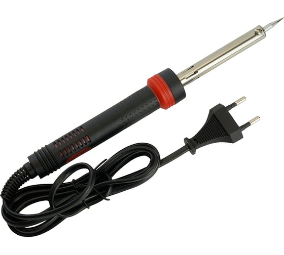 Изображение товара Паяльник с индикатором STEKKER 40W, нихромовый нагреватель, долговечное жало, 230В, PLE301-40, 49808