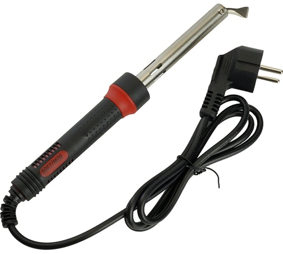 Изображение товара Паяльник с индикатором STEKKER 80W, нихромовый нагреватель, долговечное жало, 230В PLE301-80, 49810