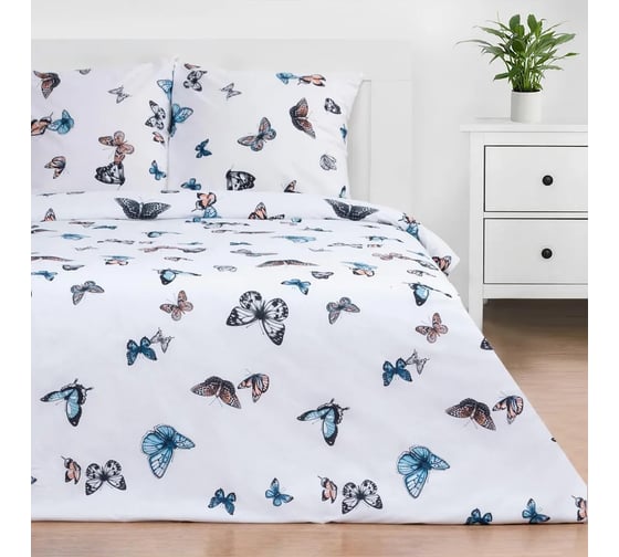 Изображение товара Комплект постельного белья Этель полутораспальный Легкость 143х215 см, 150х214 см, 70х70 см 2 шт, поплин 125 г/кв.м 5424343