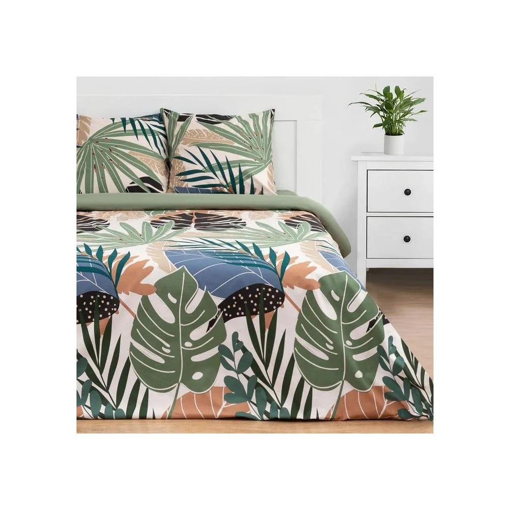Изображение товара Комплект постельного белья Этель Colored tropics полутораспальный 143х215 см