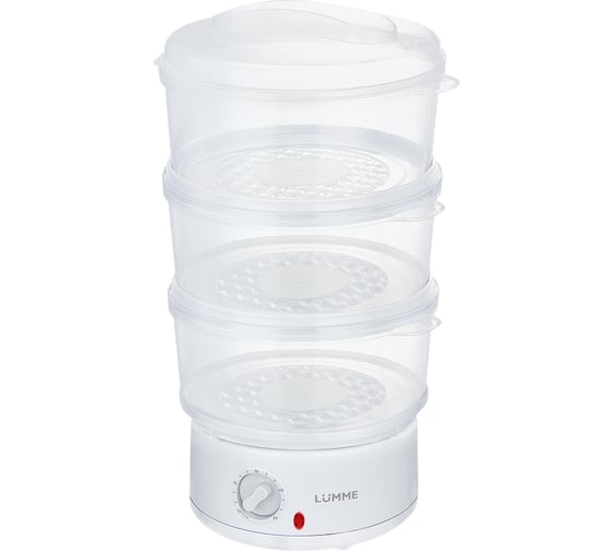 Изображение товара Пароварка LUMME LU-FS1407A белый жемчуг 40605