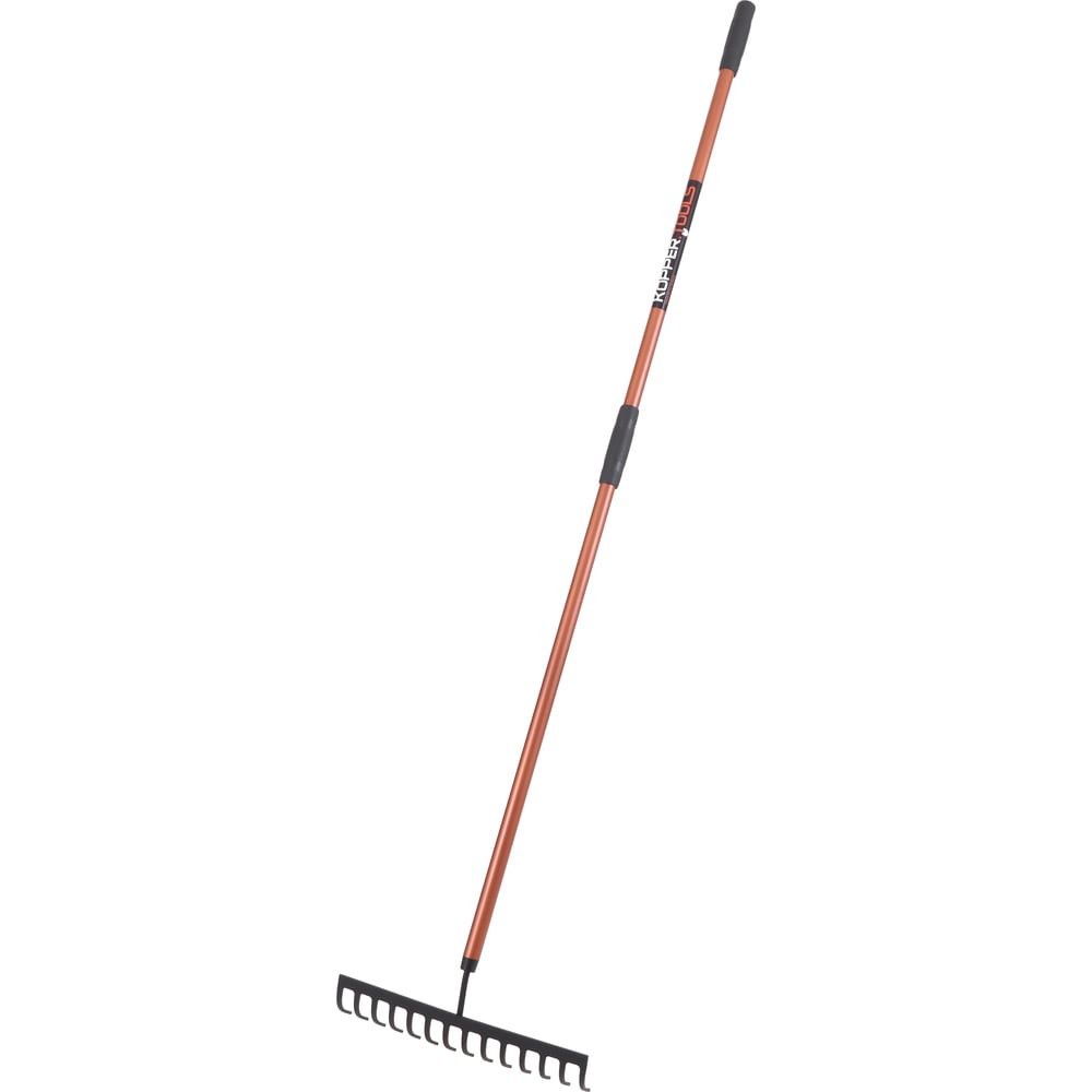 Грабли KOPPER.TOOLS 14-зубые с дюралевым черенком KOPPER.TOOLS KA8604
