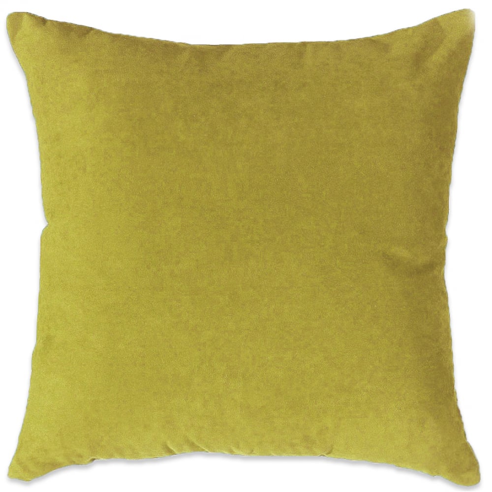 фото Декоративная подушка mypuff горчица, мебельная ткань pil_295