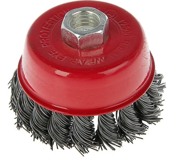 Изображение товара Щетка чашка металлическая крученая проволока (75 мм; М14) для УШМ LOM 2767951