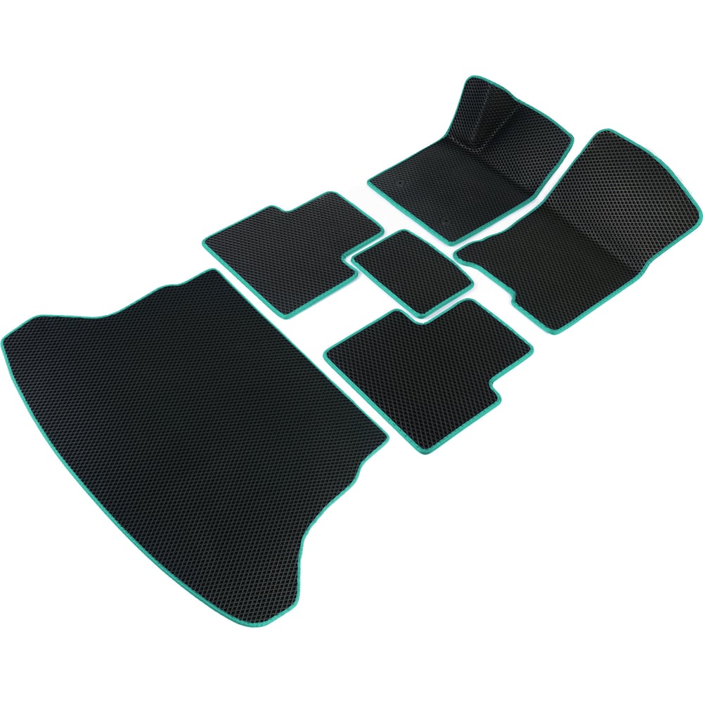 Изображение товара Коврики Vicecar ЭВА с 3D лапкой для Ford Fusion 2002-2012 изумрудный