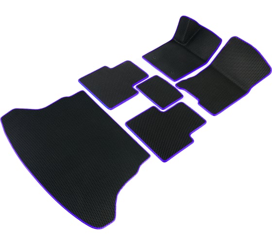 Изображение товара Коврики Vicecar ЭВА c 3д лапкой в салон и багажник для EXEED LX 2019 - 2024 (Ексид ЛХ) SBDL63002R-фиолетовый