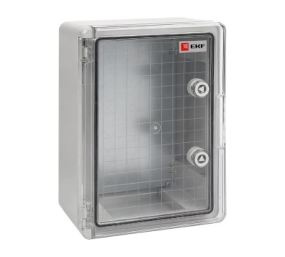 Изображение товара Щит с монтажной платой EKF PROxima пластиковый, прозрачная дверь, 500х400х240мм, IP65 PBT65MP007