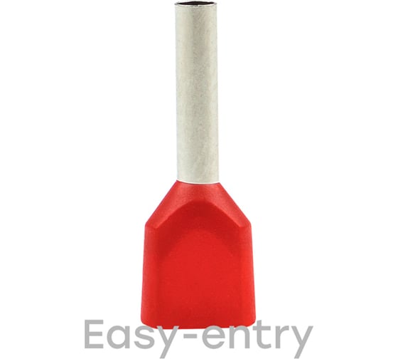 Изображение товара Штыревой втулочный наконечник EKF НШвИ(2) 1,0-10, 50 шт nhvi2-1.0-10