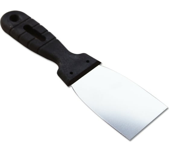Изображение товара Шпатель EUROTEX 60 мм нержавеющая сталь пластмассовая ручка 020605-060