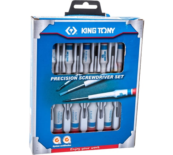 Изображение товара Набор прецизионных отверток KING TONY 9 предметов 32209MR